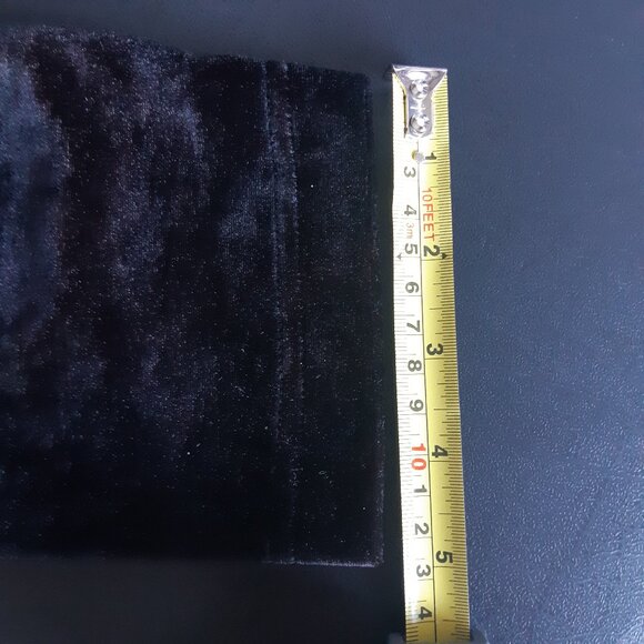 Classic Elements SZ 2XL Black Velour Women's Button Up V-Neck Tunic Top - Picture 14 of 16